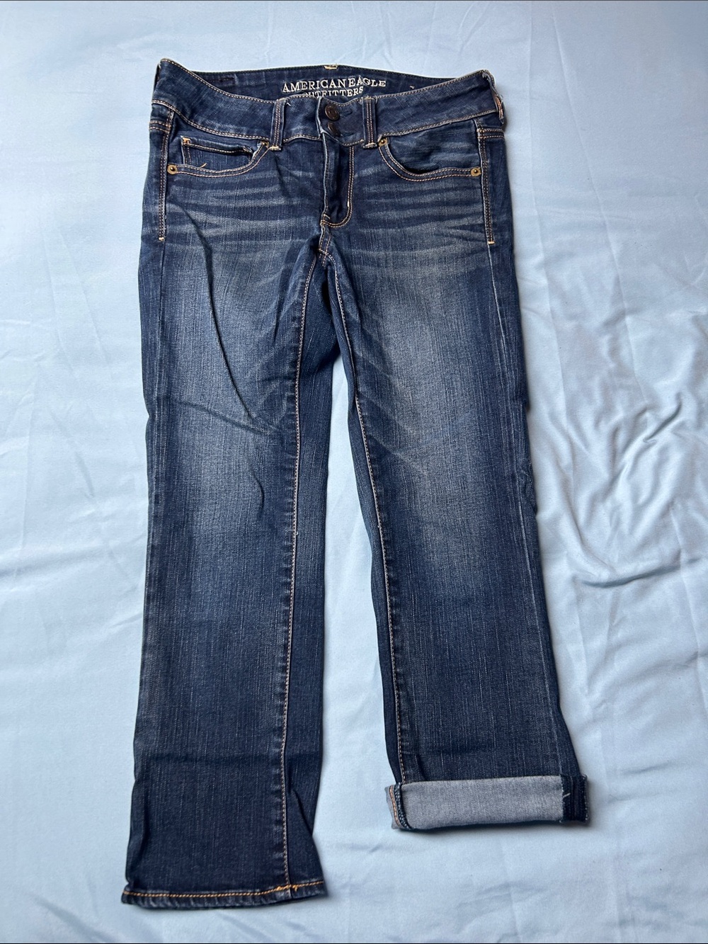 American Eagle Outfitters Dark Blue Crops